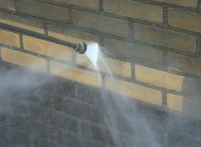 Stoomcleanen van gevels